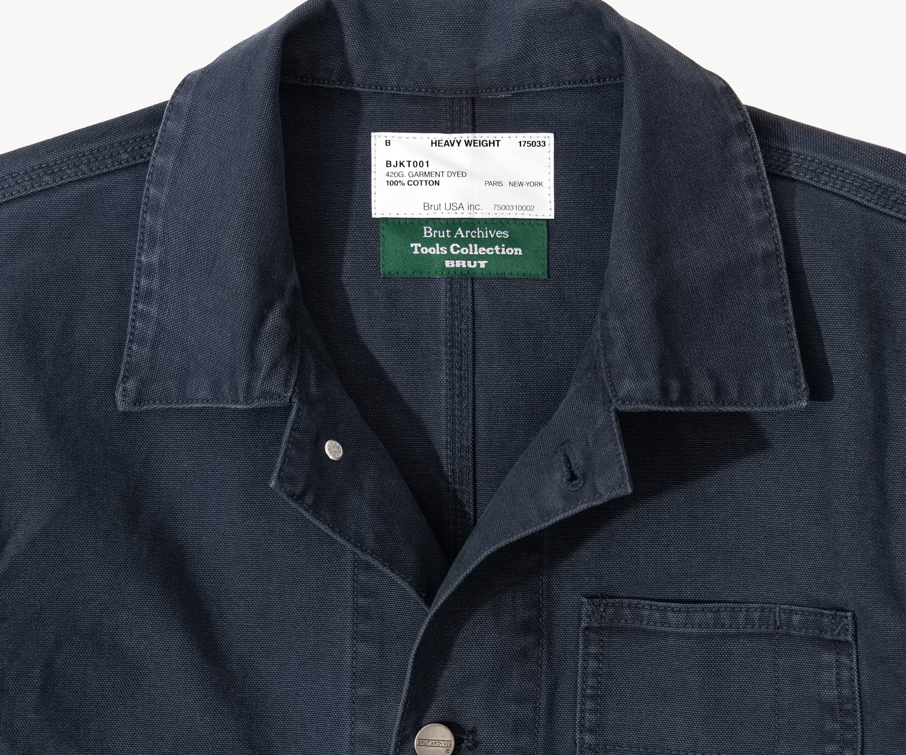 THE TOOLS JACKET Coats & Jackets X-SMALL / NAVY CANVAS - BRUT Clothing US