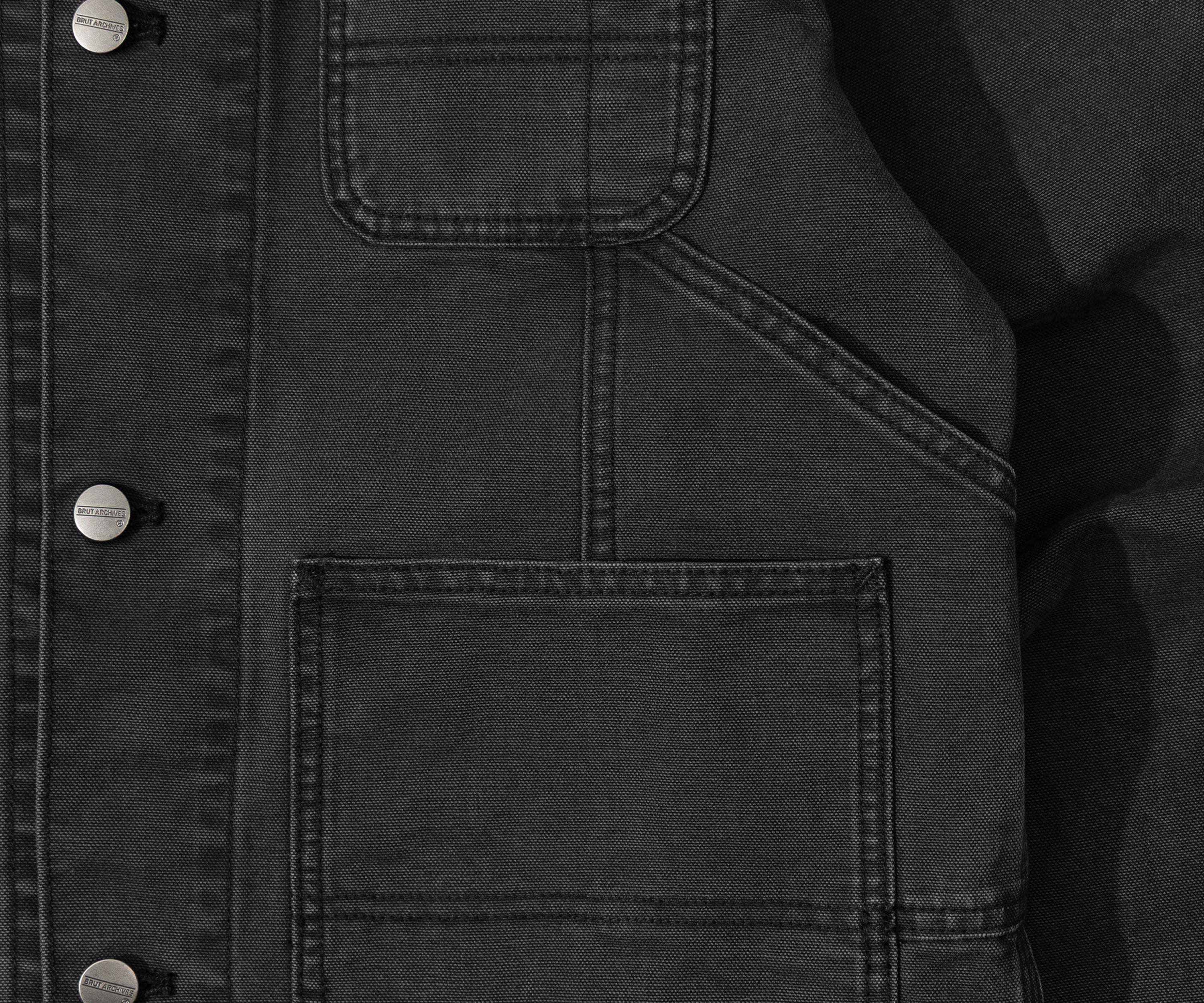 THE TOOLS JACKET Coats & Jackets X-SMALL / BLACK CANVAS - BRUT Clothing US