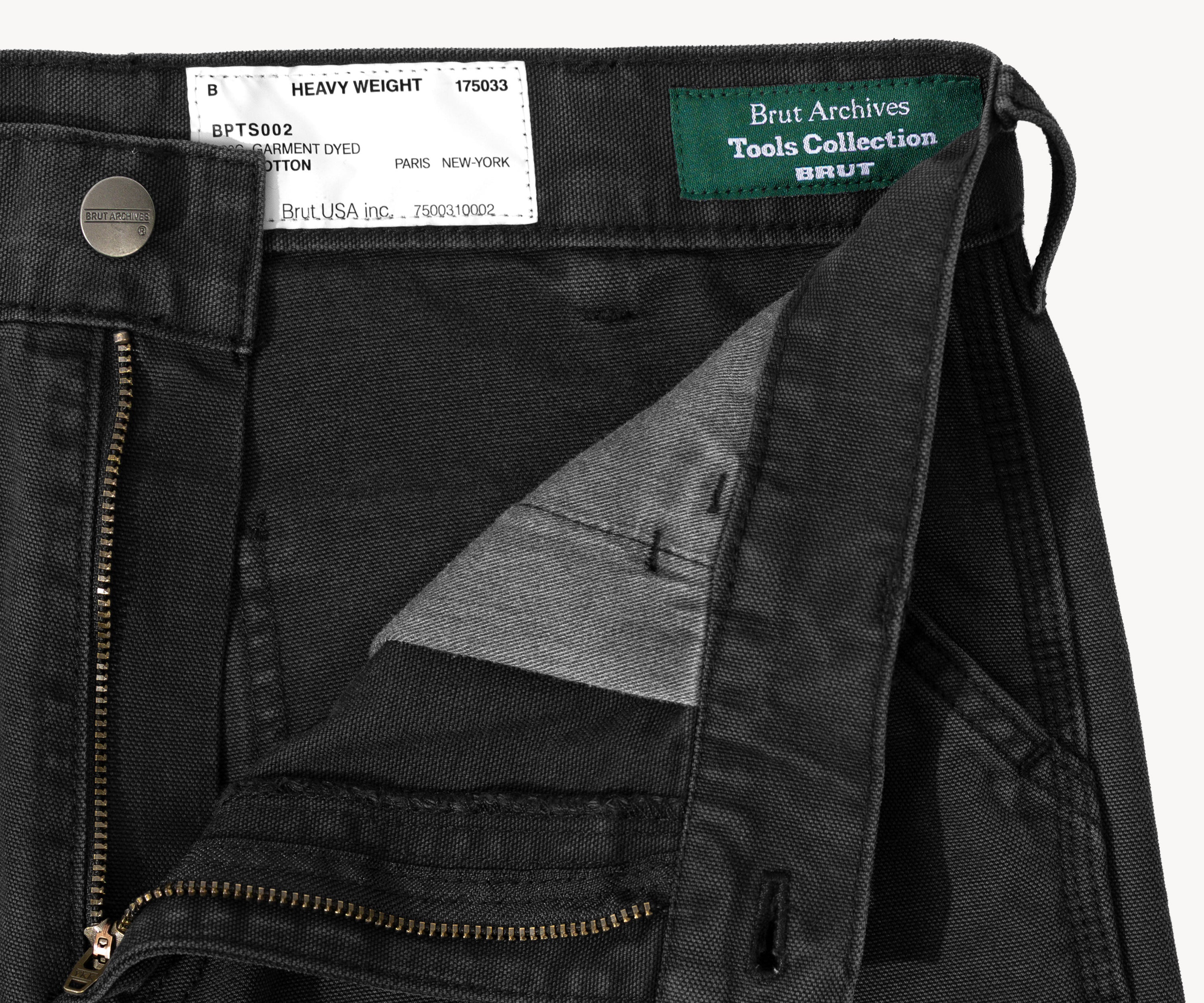 THE TOOLS PANTS Pants US26 / BLACK CANVAS - BRUT Clothing US