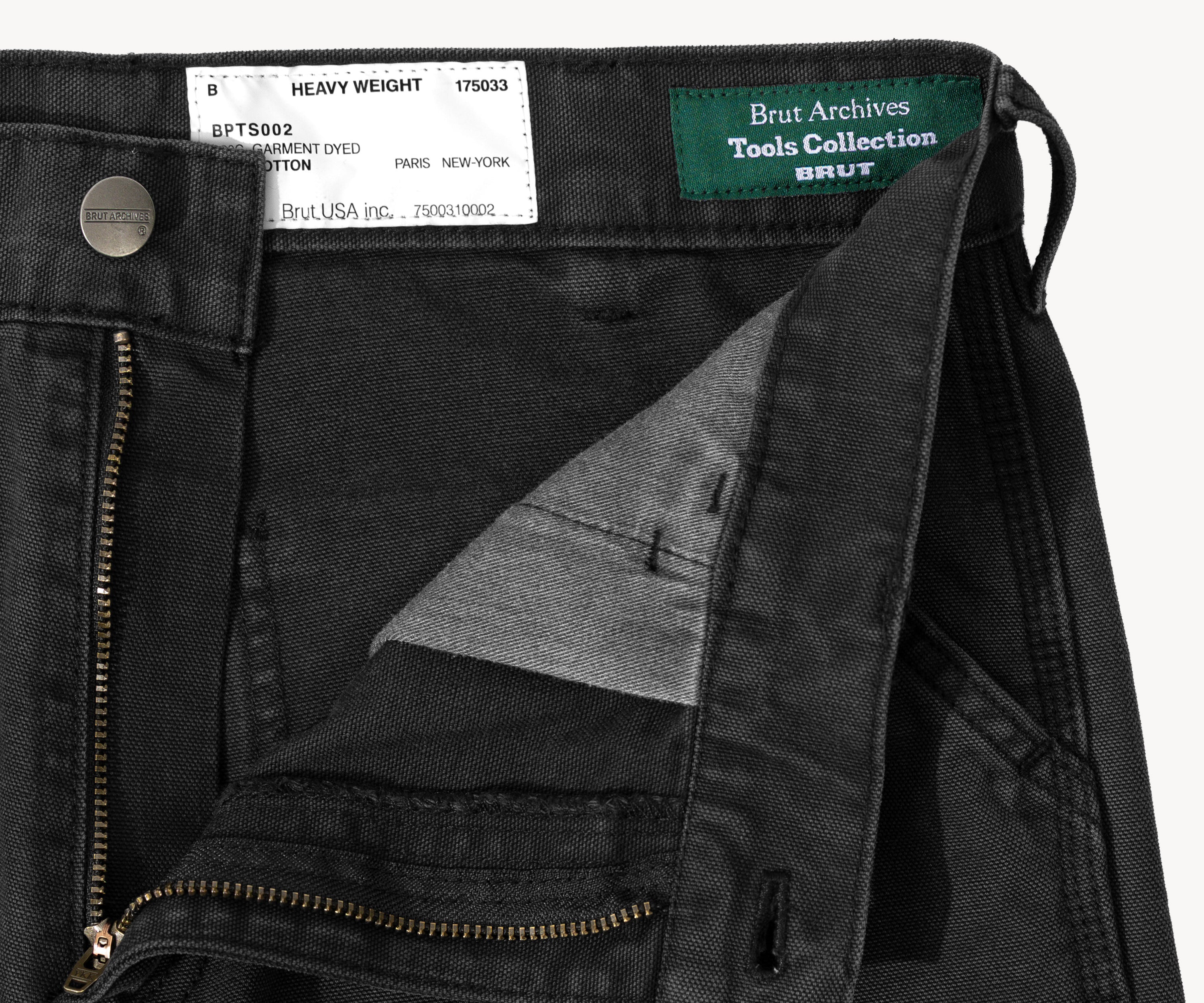 THE TOOLS PANTS Pants US26 / BLACK CANVAS - BRUT Clothing US