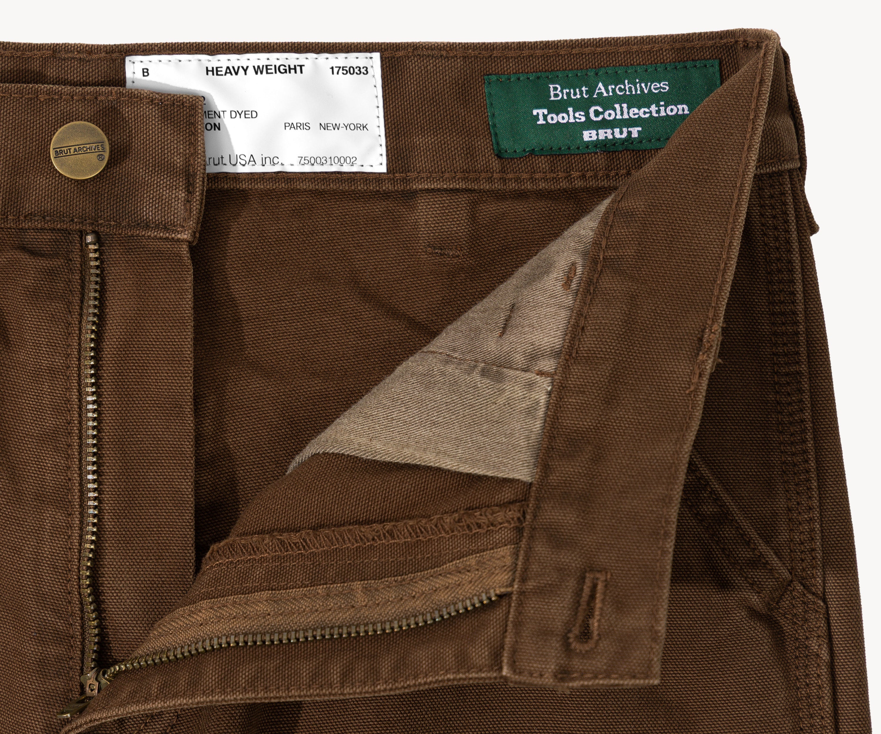 THE TOOLS PANTS Pants US26 / BROWN CANVAS - BRUT Clothing US