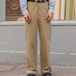 THE UNIFORM CHINO PANTS Pants US26 / BEIGE - BRUT Clothing US