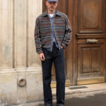 THE DOUBLE PLEATED CANTEEN JACKET Coats & Jackets SMALL / GREY - BRUT Clothing US