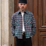 THE HIGH TRAIL SHIRT Shirts SMALL / TURQUOISE / PURPLE - BRUT Clothing US