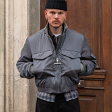 THE LUNAR JACKET Coats & Jackets X-SMALL / GREY - BRUT Clothing US
