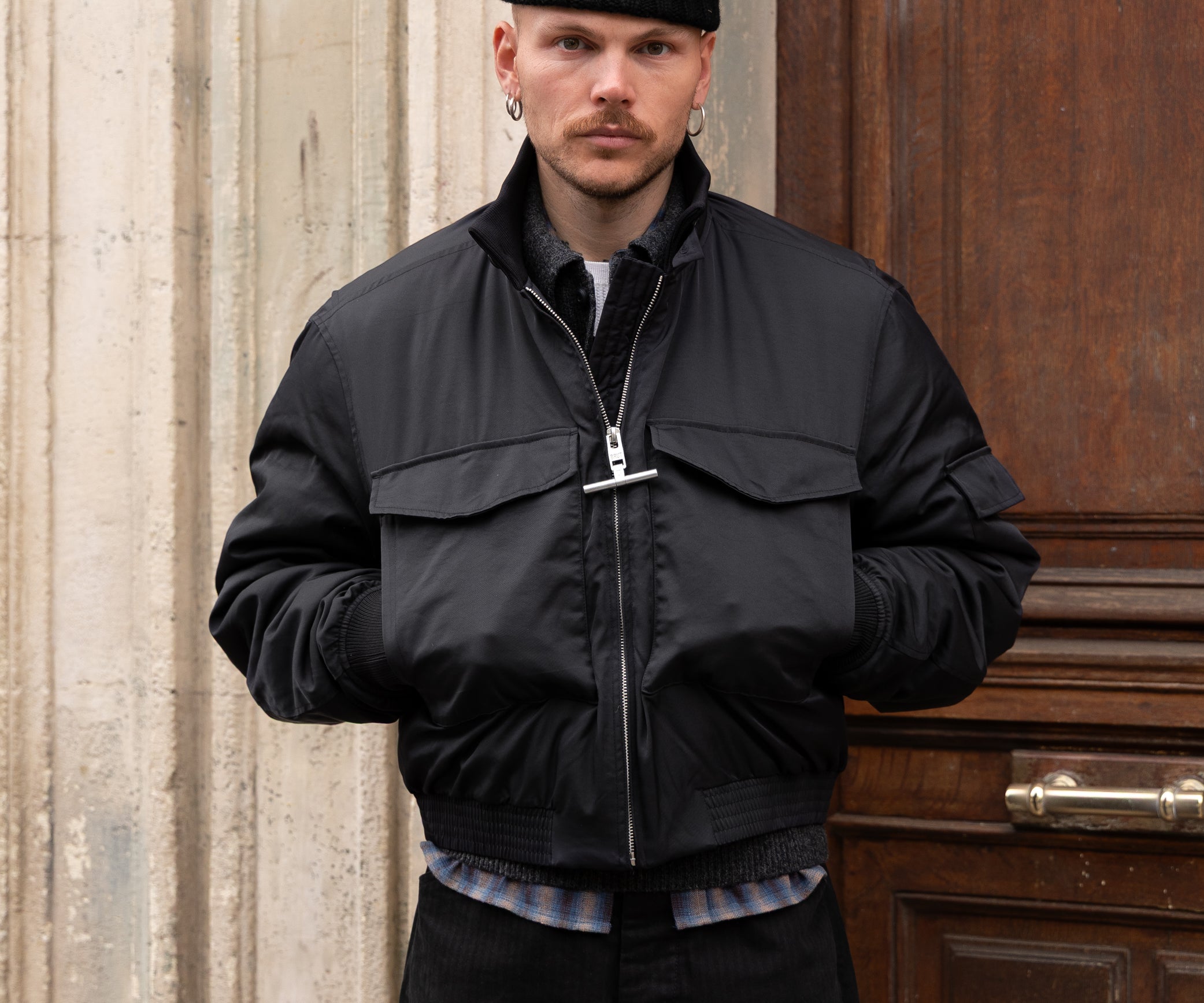 THE LUNAR JACKET Coats & Jackets X-SMALL / BLACK - BRUT Clothing US