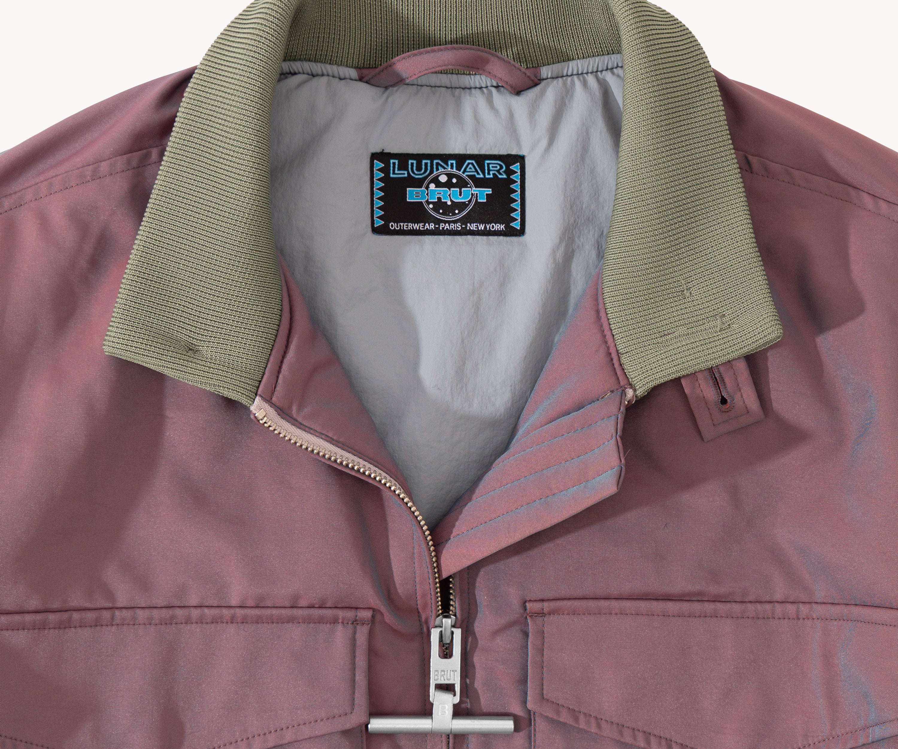 THE LUNAR JACKET Coats & Jackets X-SMALL / IRIDESCENT - BRUT Clothing US