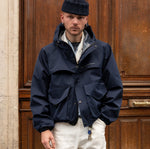 THE RAIN CROPPED JACKET Coats & Jackets X-SMALL / NAVY - BRUT Clothing US