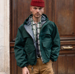 THE RAIN CROPPED JACKET Coats & Jackets X-SMALL / FOREST GREEN - BRUT Clothing US