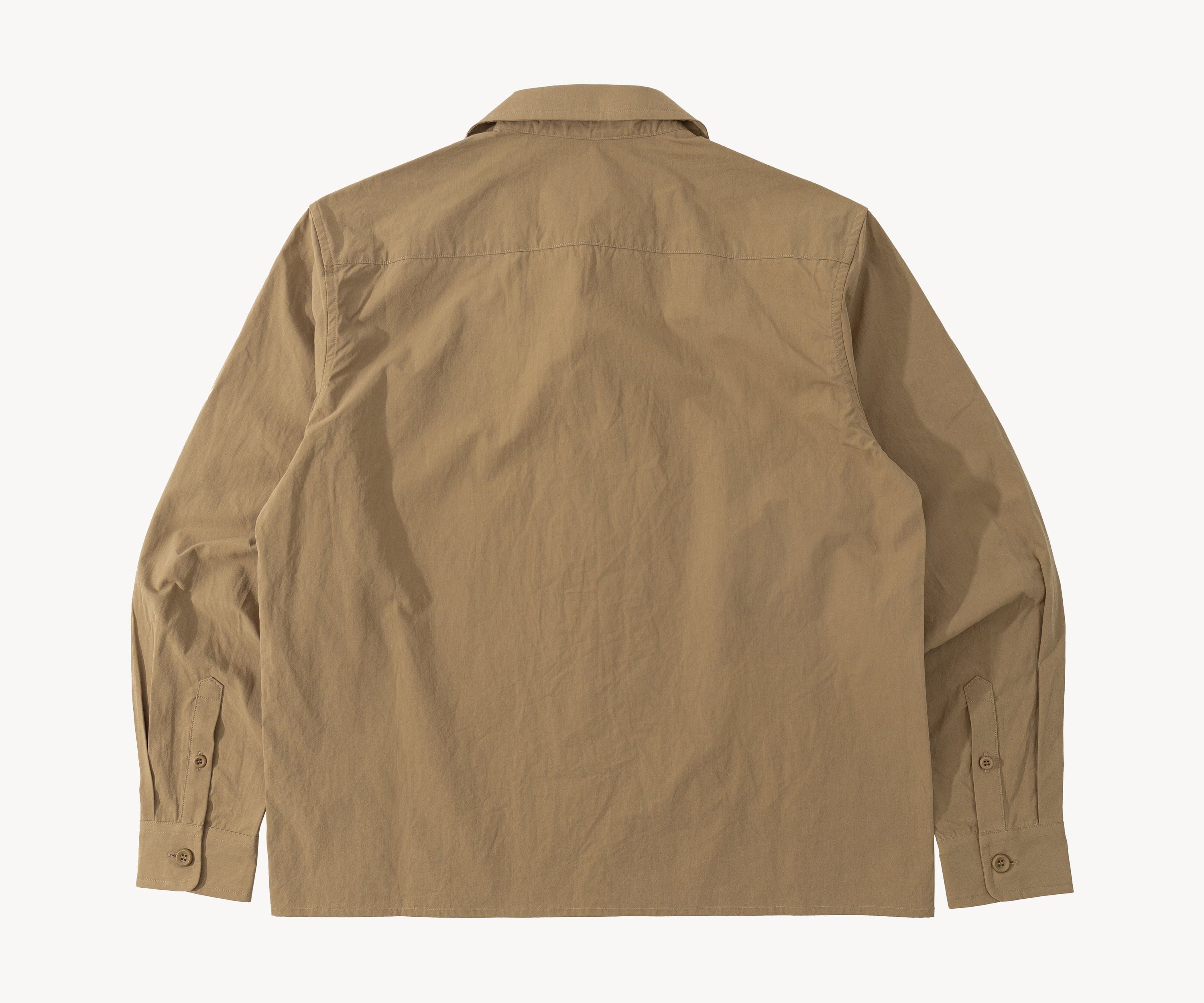 THE RETIREE POPLIN SHIRT Shirts X-SMALL / KHAKI - BRUT Clothing US