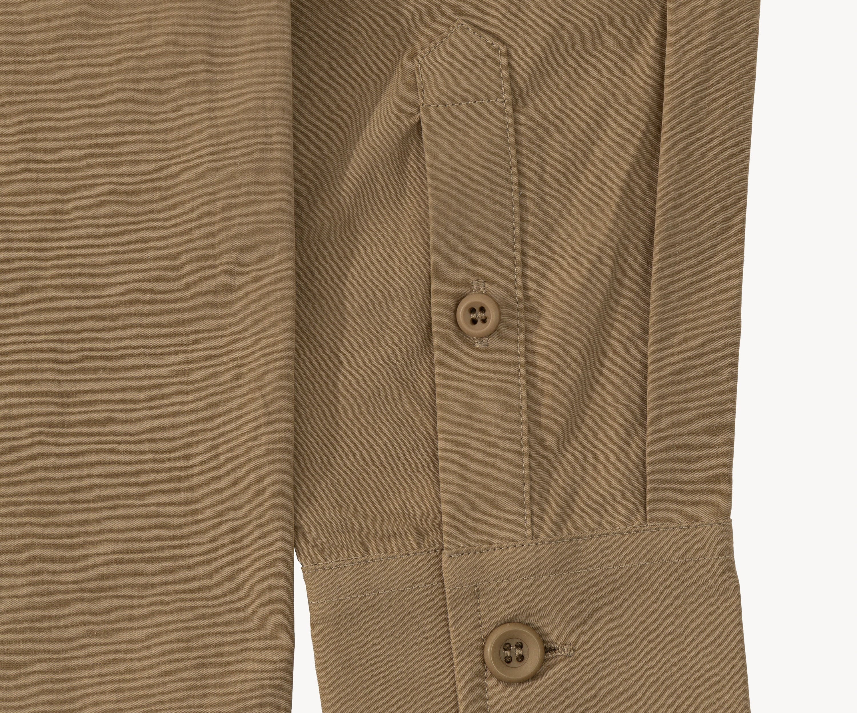 THE RETIREE POPLIN SHIRT Shirts X-SMALL / KHAKI - BRUT Clothing US