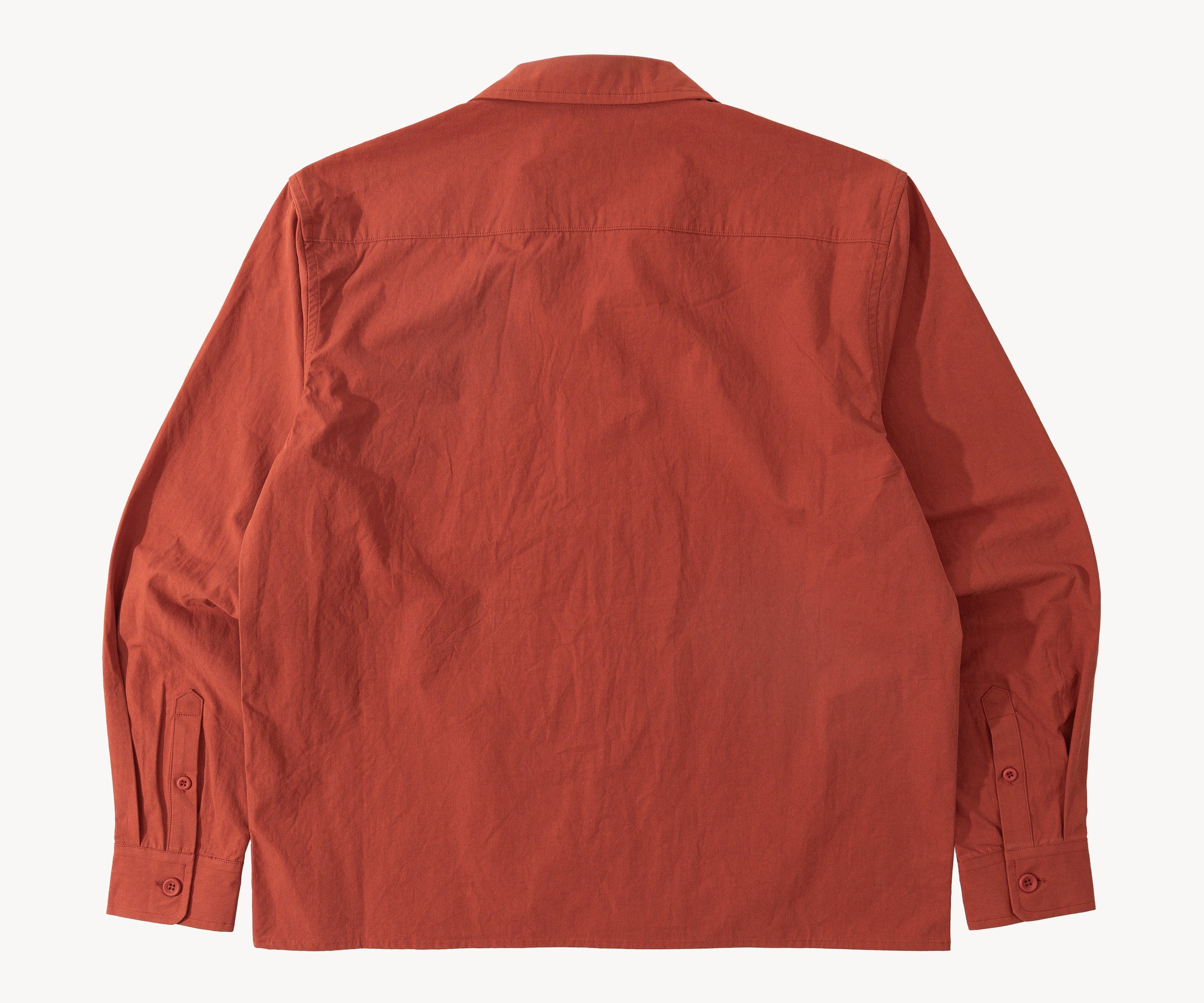 THE RETIREE POPLIN SHIRT Shirts X-SMALL / RED - BRUT Clothing US