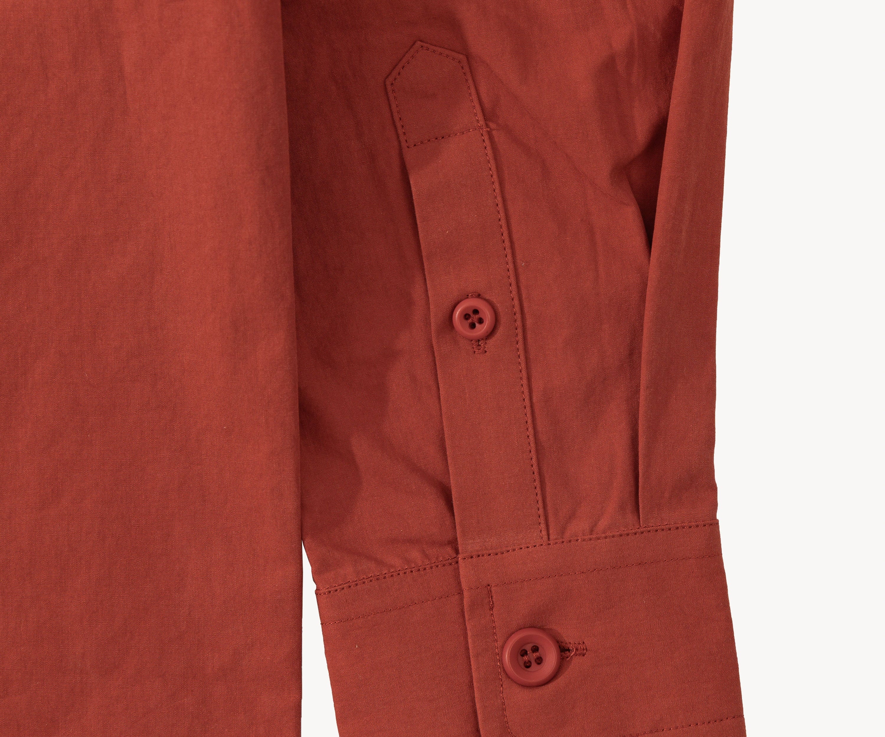 THE RETIREE POPLIN SHIRT Shirts X-SMALL / RED - BRUT Clothing US