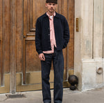 THE OLD SCHOOL POLO Knitwear X-SMALL / NAVY - BRUT Clothing US