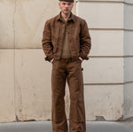 THE V-NECK SHETLAND Knitwear SMALL / BROWN - BRUT Clothing US