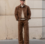 THE V-NECK SHETLAND Knitwear SMALL / BEIGE - BRUT Clothing US