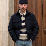 THE WOOL UTILITY JACKET Coats & Jackets X SMALL / NAVY - BRUT Clothing US