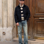 THE WOOL UTILITY JACKET Coats & Jackets X SMALL / NAVY - BRUT Clothing US