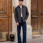 THE WESTERN POPLIN SHIRT Shirts X-SMALL / ANTHRACITE - BRUT Clothing US