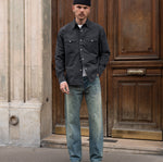 THE WESTERN POPLIN SHIRT Shirts X-SMALL / NAVY - BRUT Clothing US
