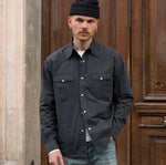 THE WESTERN POPLIN SHIRT Shirts X-SMALL / NAVY - BRUT Clothing US