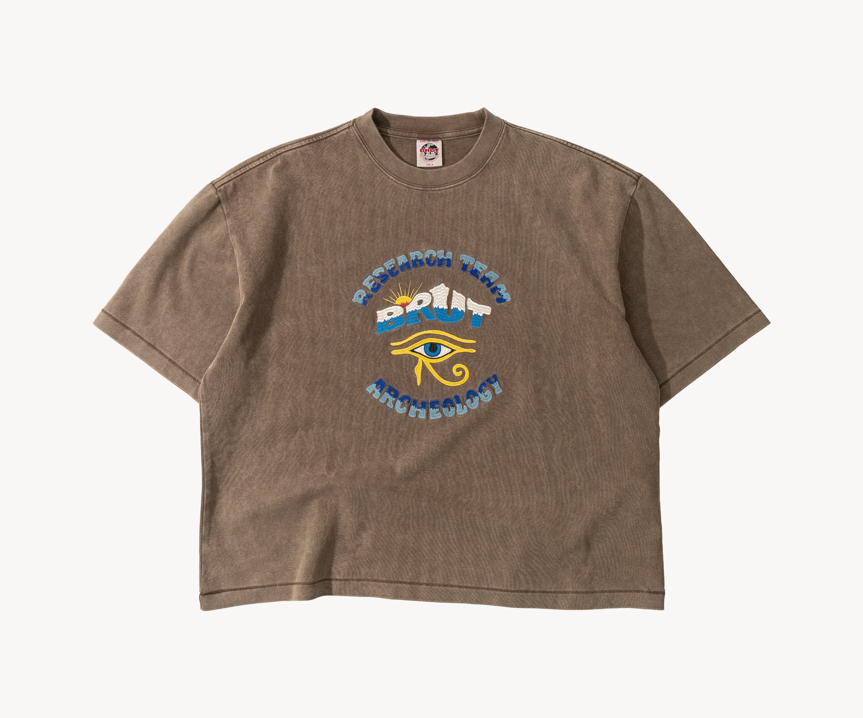 THE ARCHEOLOGY TEE T-Shirts X-SMALL / BROWN - BRUT Clothing US