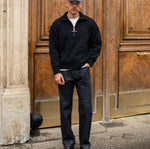 THE TRUCKER SWEATER Knitwear SMALL / NAVY - BRUT Clothing US