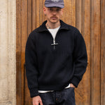 THE TRUCKER SWEATER Knitwear SMALL / NAVY - BRUT Clothing US