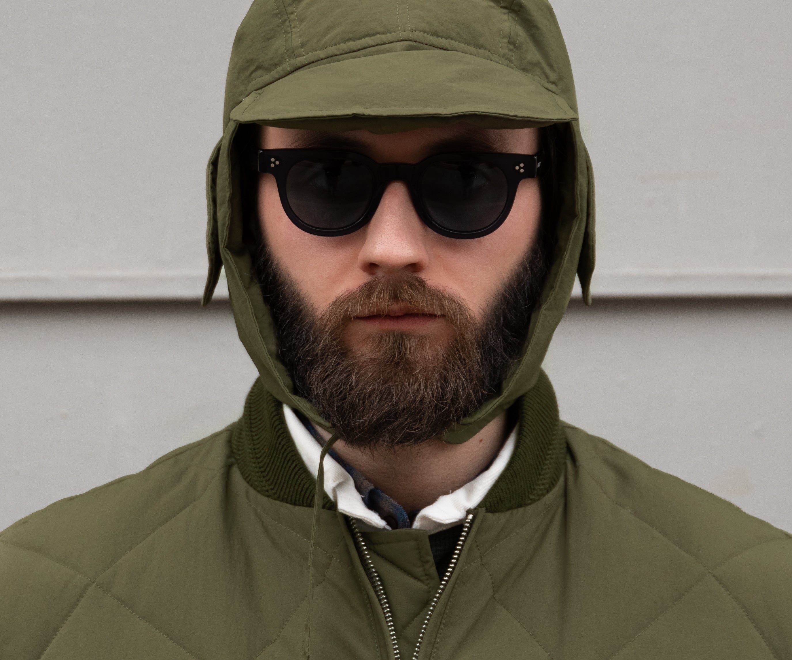 THE DOWN SHERPA HAT Hats and Caps GREEN - BRUT Clothing US