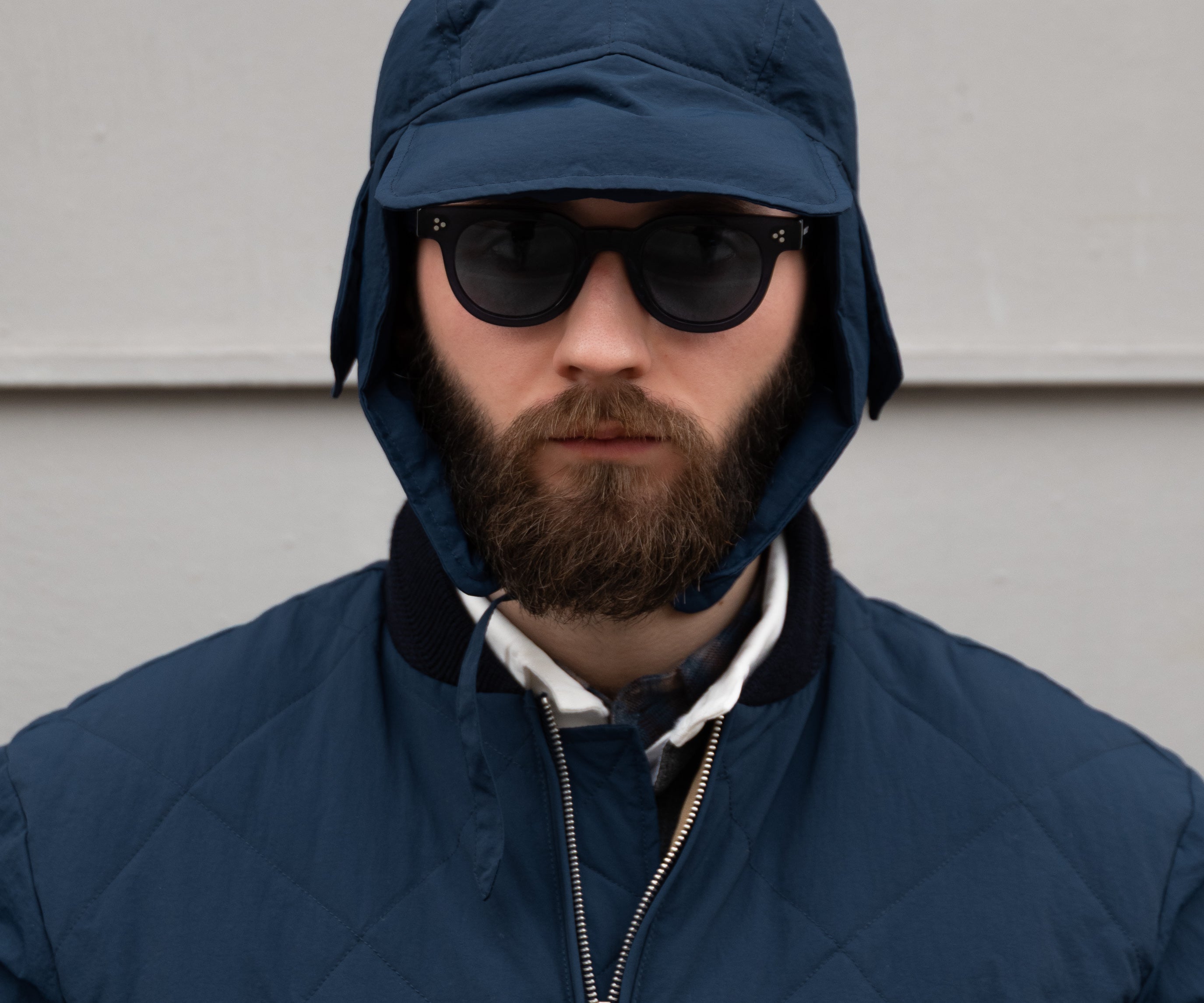 THE DOWN SHERPA HAT BLUE - BRUT Clothing US
