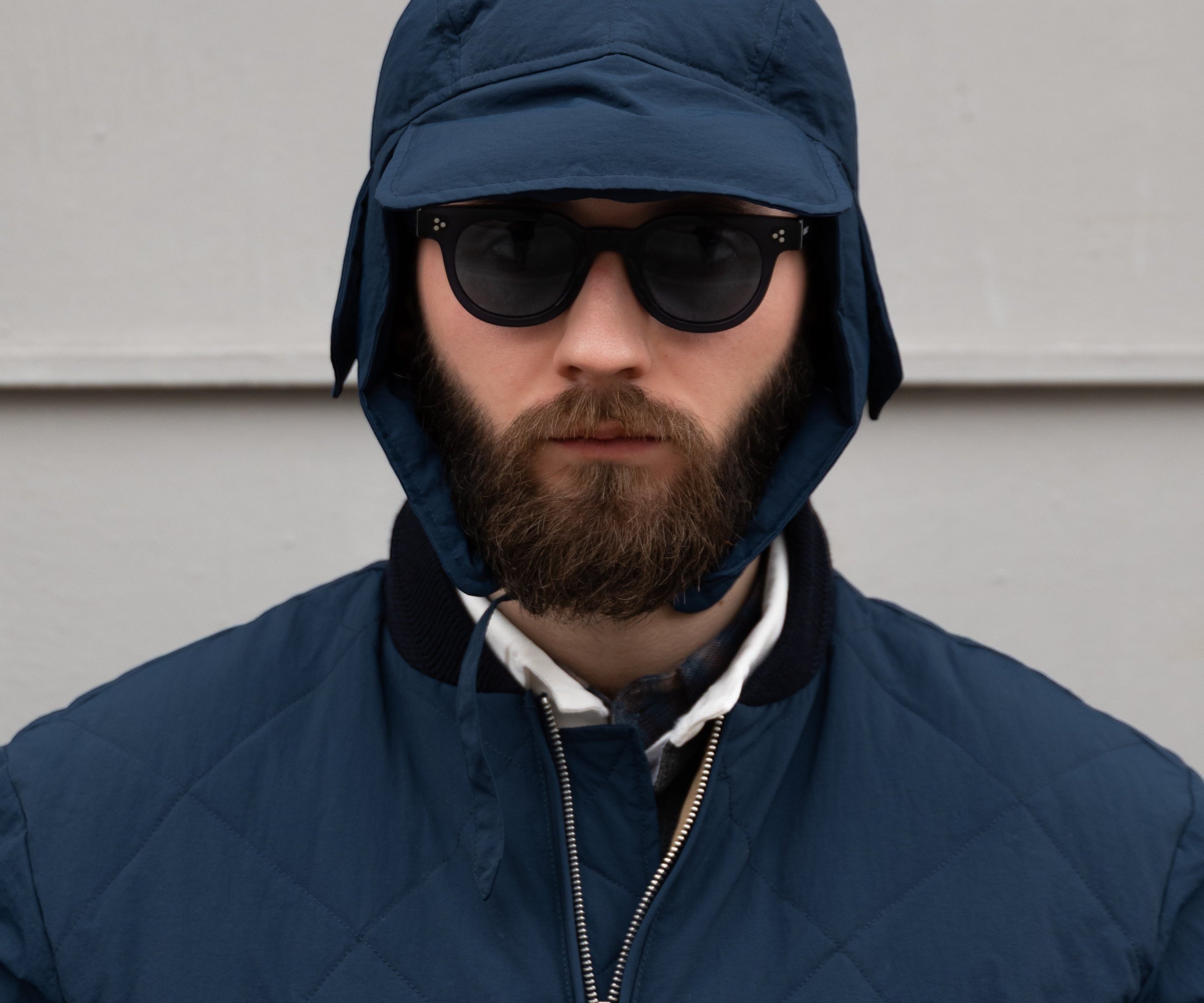 THE DOWN SHERPA HAT BLUE - BRUT Clothing US