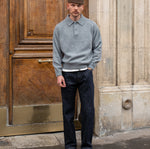THE SHETLAND POLO Knitwear X-SMALL / NORSE BLUE - BRUT Clothing US