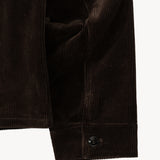 THE CORDUROY TOOLS JACKET Coats & Jackets X-SMALL / BROWN - BRUT Clothing US