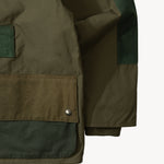 REWORK® POP-OVER WAX JACKET - N° 003 Coats & Jackets BROWN / SMALL - BRUT Clothing US