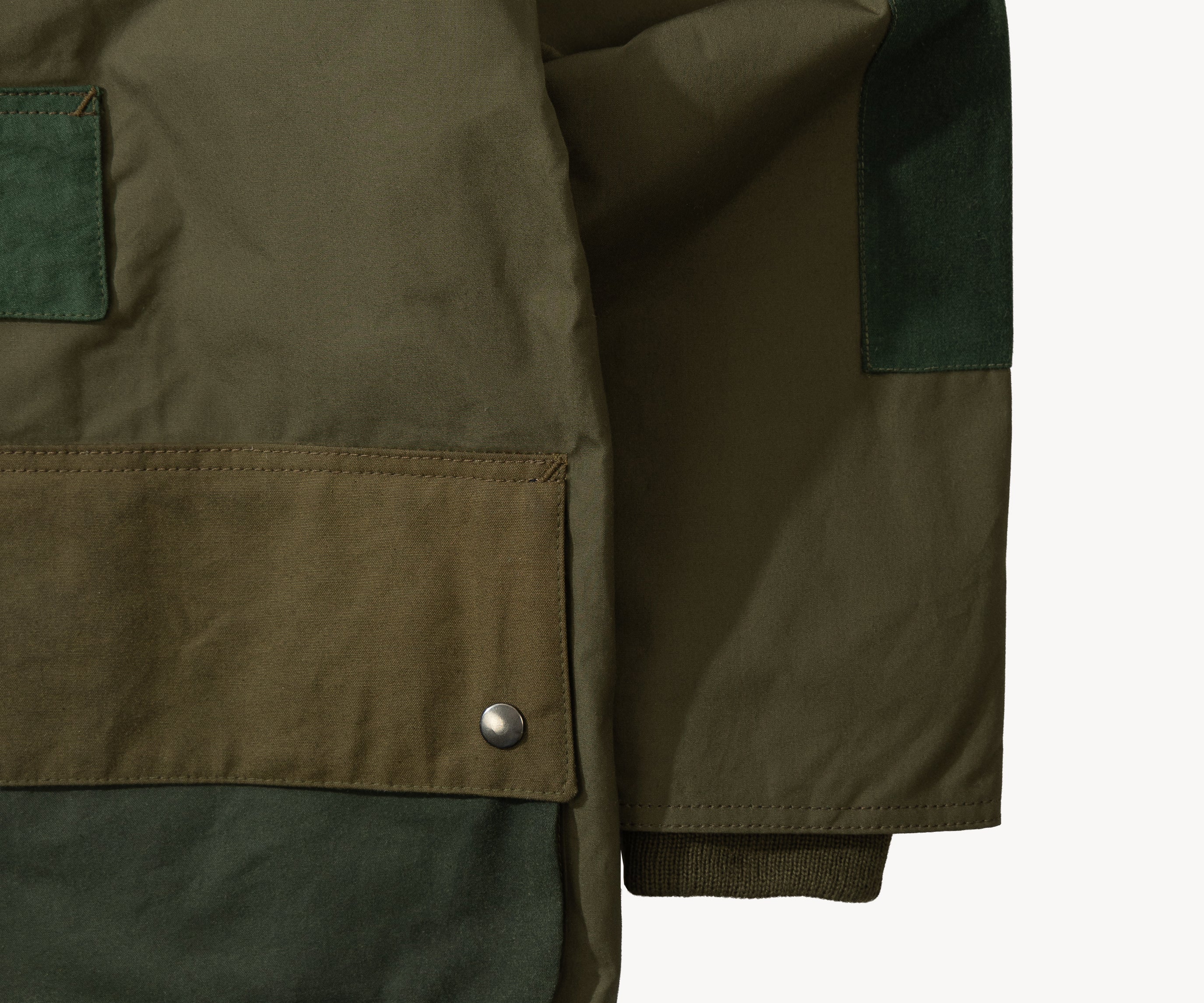 REWORK® POP-OVER WAX JACKET - N° 003 Coats & Jackets BROWN / SMALL - BRUT Clothing US