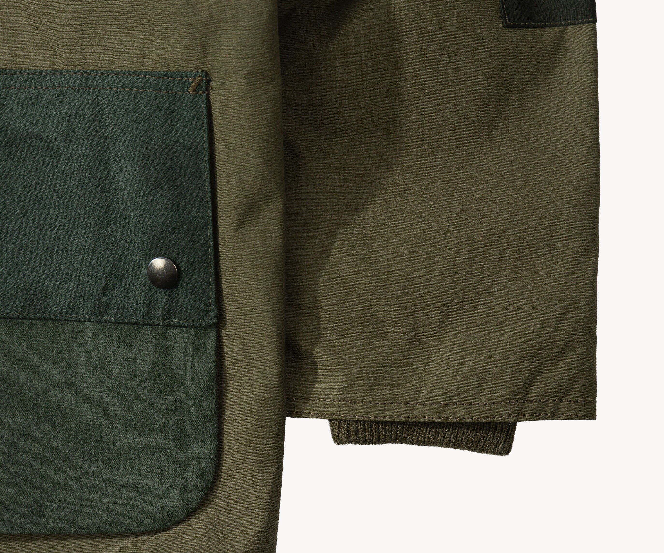 REWORK® POP-OVER WAX JACKET - N° 031 Accessories GREEN / X-LARGE - BRUT Clothing US