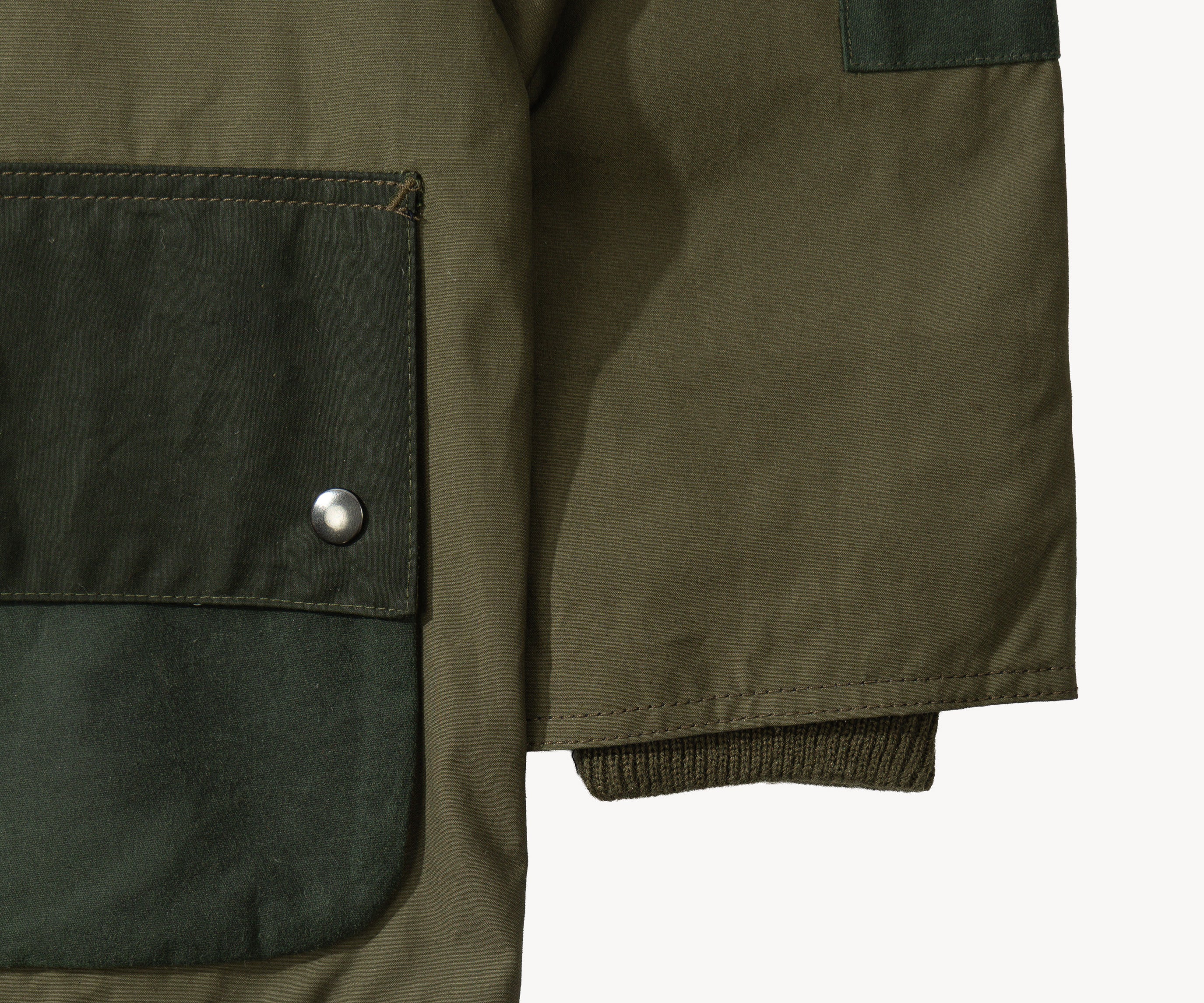 REWORK® POP-OVER WAX JACKET - N° 020 Accessories GREEN / LARGE - BRUT Clothing US