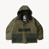 REWORK® POP-OVER WAX JACKET - N° 022 Accessories GREEN / LARGE - BRUT Clothing US