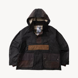 REWORK® POP-OVER WAX JACKET - N° 023 Accessories BROWN / LARGE - BRUT Clothing US