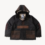 REWORK® POP-OVER WAX JACKET - N° 033 Accessories BROWN / X-LARGE - BRUT Clothing US