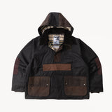REWORK® POP-OVER WAX JACKET - N° 033 Accessories BROWN / X-LARGE - BRUT Clothing US