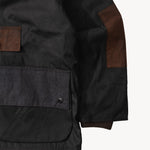 REWORK® POP-OVER WAX JACKET - N° 013 Coats & Jackets BROWN / MEDIUM - BRUT Clothing US