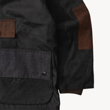 REWORK® POP-OVER WAX JACKET - N° 013 Coats & Jackets BROWN / MEDIUM - BRUT Clothing US