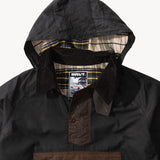 REWORK® POP-OVER WAX JACKET - N° 012 Coats & Jackets BROWN / MEDIUM - BRUT Clothing US