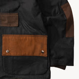 REWORK® POP-OVER WAX JACKET - N° 012 Coats & Jackets BROWN / MEDIUM - BRUT Clothing US