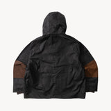 REWORK® POP-OVER WAX JACKET - N° 012 Coats & Jackets BROWN / MEDIUM - BRUT Clothing US