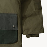 REWORK® POP-OVER WAX JACKET - N° 022 Accessories GREEN / LARGE - BRUT Clothing US