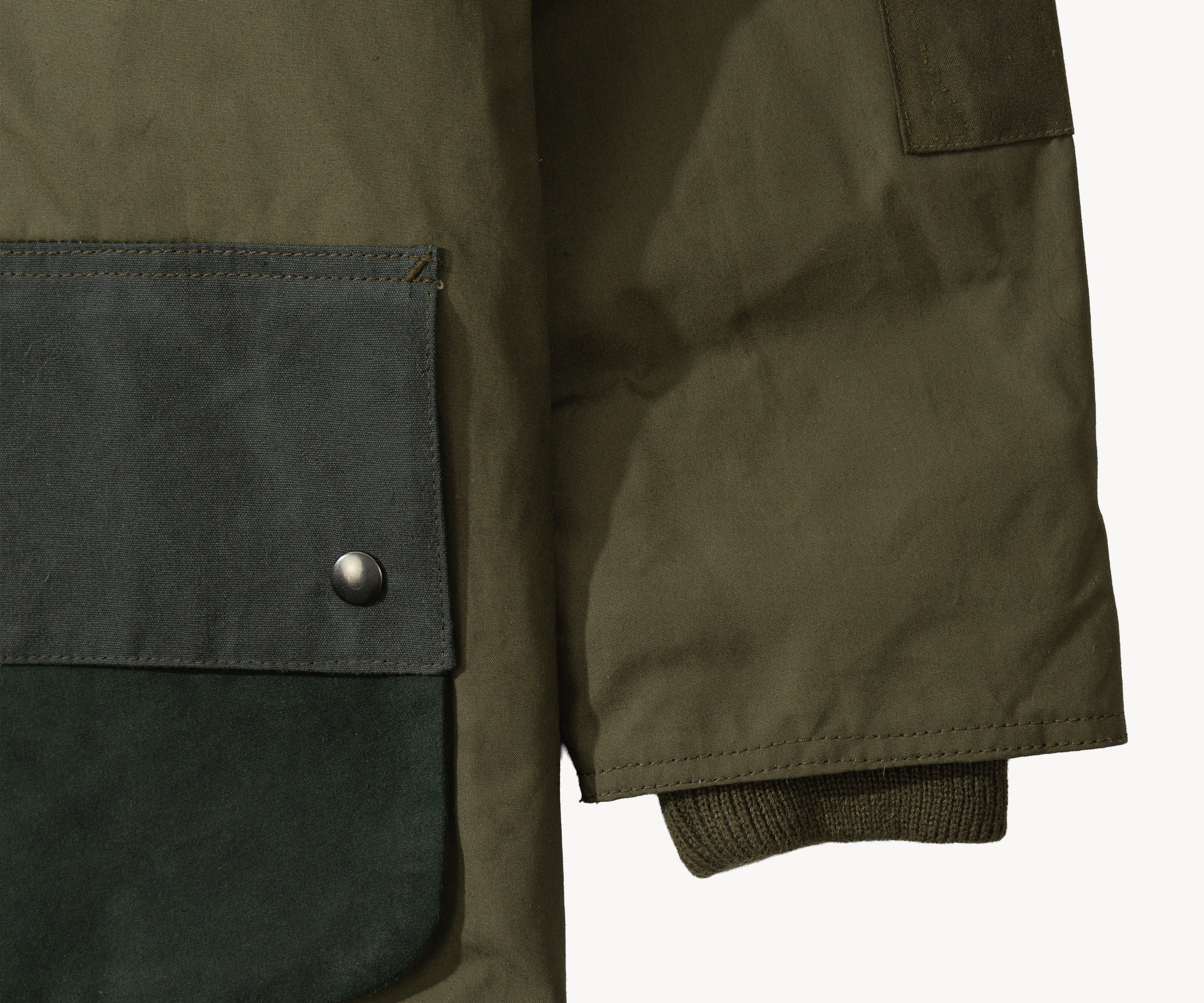 REWORK® POP-OVER WAX JACKET - N° 022 Accessories GREEN / LARGE - BRUT Clothing US