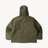 REWORK® POP-OVER WAX JACKET - N° 022 Accessories GREEN / LARGE - BRUT Clothing US