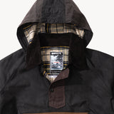 REWORK® POP-OVER WAX JACKET - N° 023 Accessories BROWN / LARGE - BRUT Clothing US